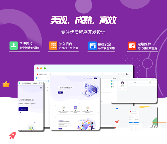 2024最新版守约者二级域名分发系统