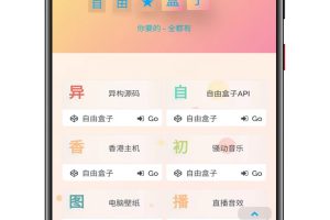 网络乞丐工具箱自由盒子导航站 接口站点系统源码